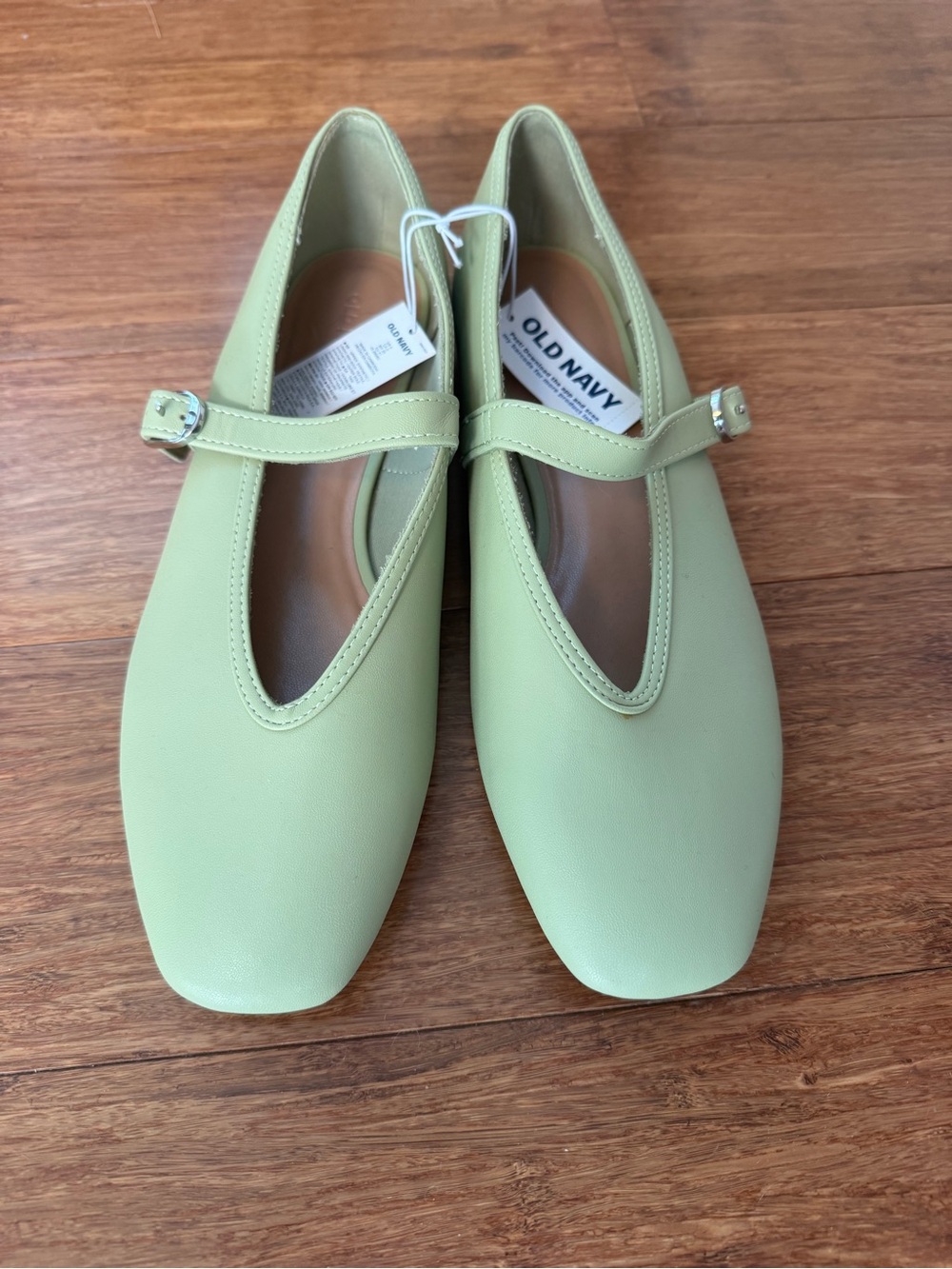 Old Navy Women's Pistachio/Sage Green Mary Jane Flats